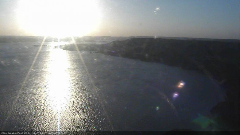 Lake Travis webcam, July 7, 2016 7:20 PM CT