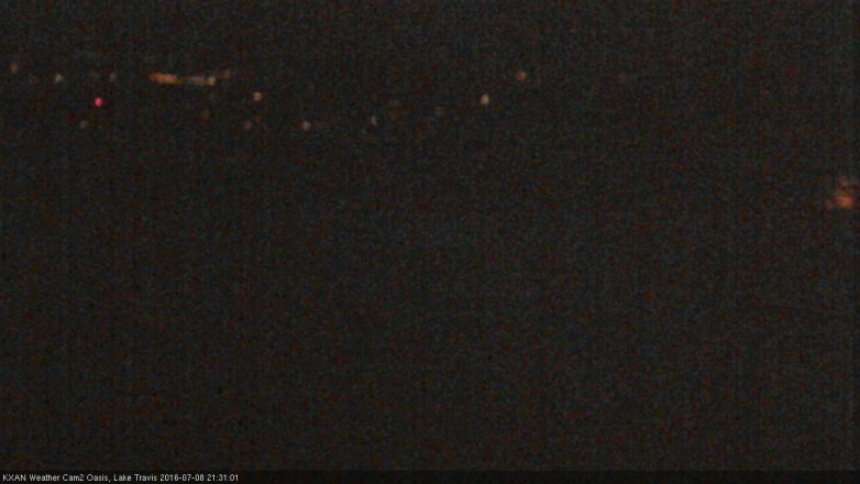 Lake Travis webcam, July 8, 2016 8:35 PM CT