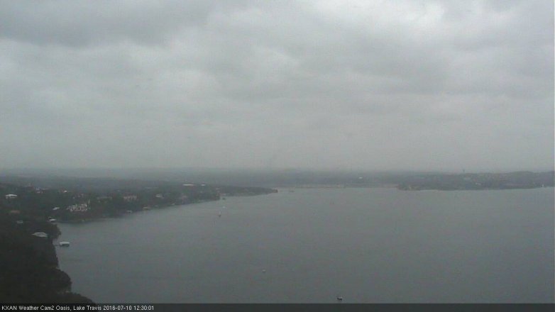 Lake Travis webcam, July 10, 2016 11:35 AM CT