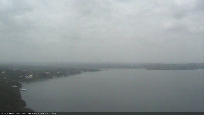 Lake Travis webcam, July 10, 2016 12:05 PM CT