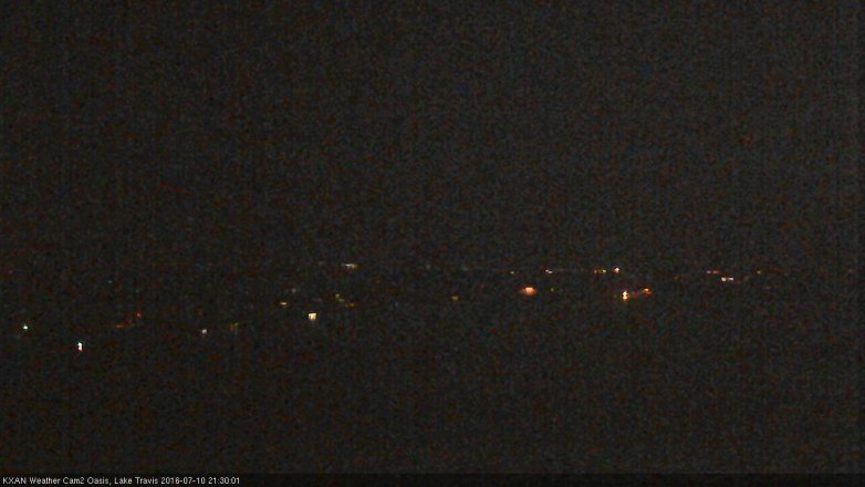 Lake Travis webcam, July 10, 2016 8:35 PM CT
