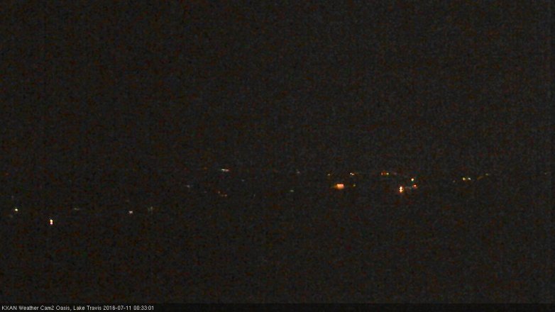 Lake Travis webcam, July 10, 2016 12:00 AM CT