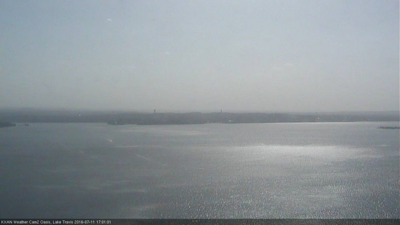 Lake Travis webcam, July 11, 2016 4:20 PM CT