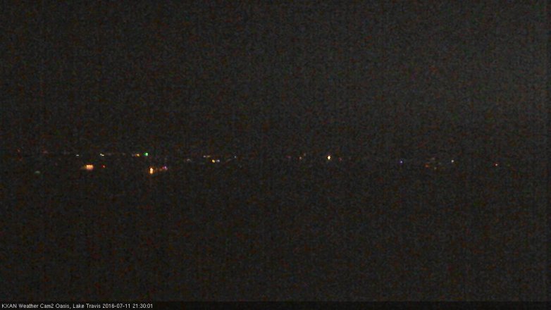 Lake Travis webcam, July 11, 2016 8:35 PM CT