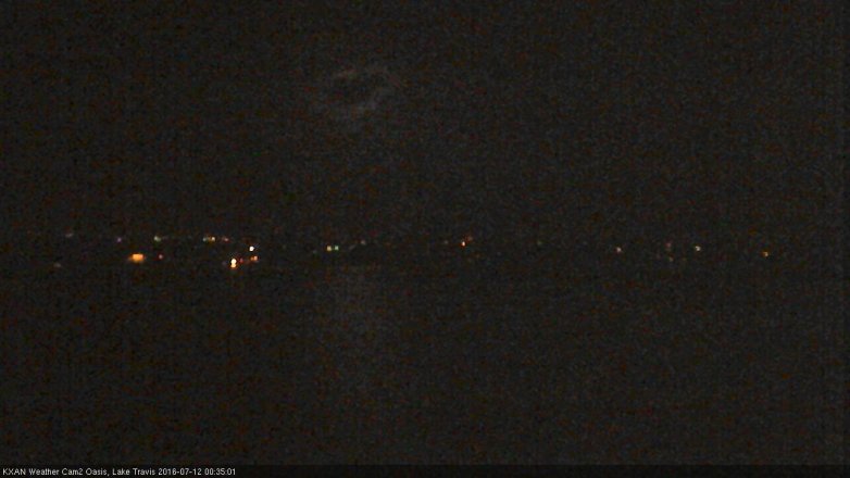 Lake Travis webcam, July 11, 2016 12:00 AM CT