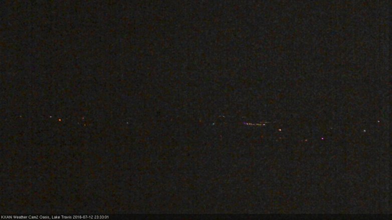 Lake Travis webcam, July 12, 2016 10:55 PM CT