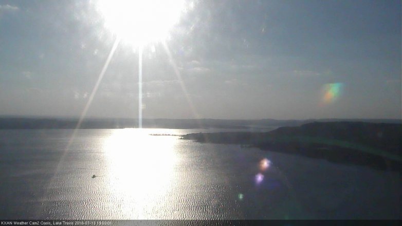 Lake Travis webcam, July 13, 2016 6:30 PM CT
