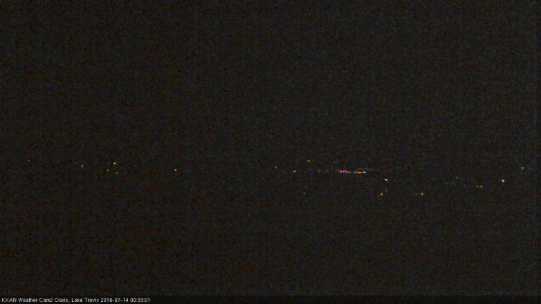 Lake Travis webcam, July 13, 2016 12:00 AM CT