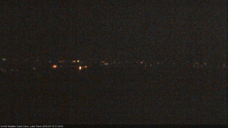 Lake Travis webcam, July 15, 2016 8:55 PM CT