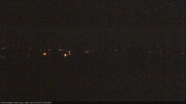 Lake Travis webcam, July 15, 2016 12:00 AM CT