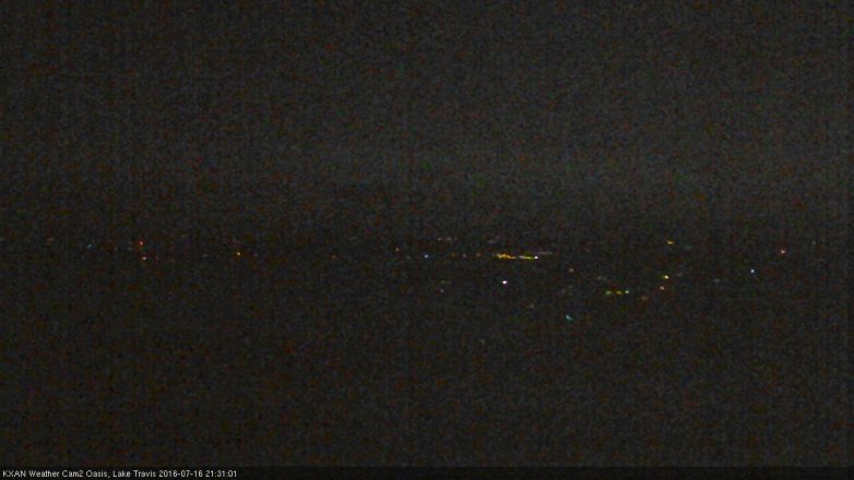 Lake Travis webcam, July 16, 2016 8:50 PM CT