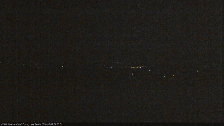 Lake Travis webcam, July 16, 2016 11:15 PM CT