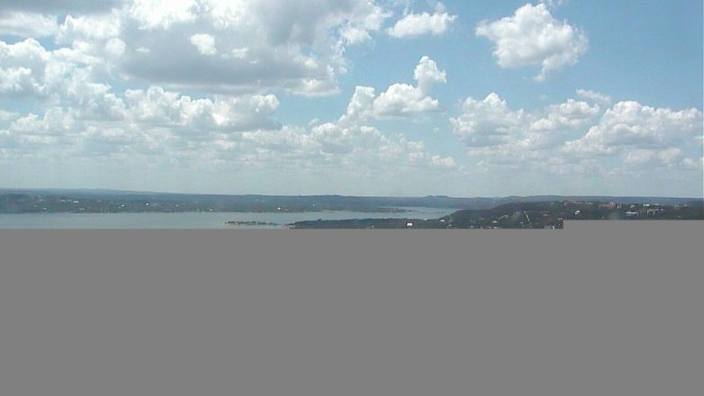 Lake Travis webcam, July 18, 2016 2:20 PM CT