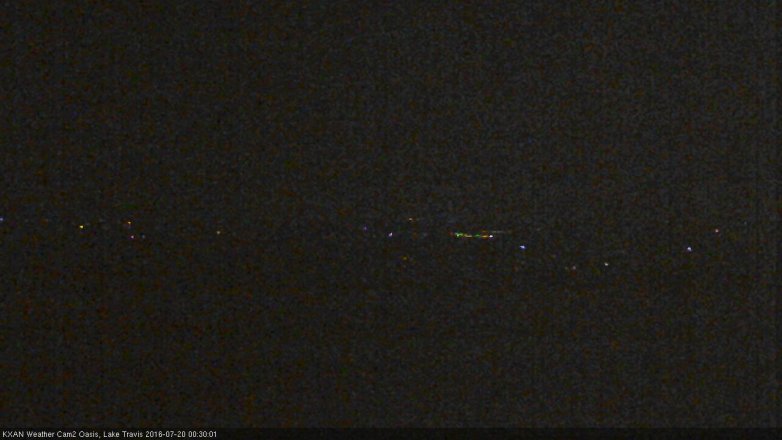 Lake Travis webcam, July 19, 2016 12:00 AM CT