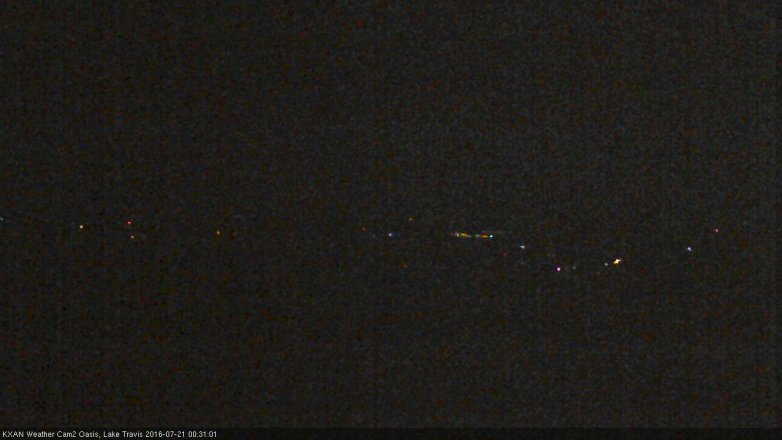 Lake Travis webcam, July 20, 2016 11:55 PM CT