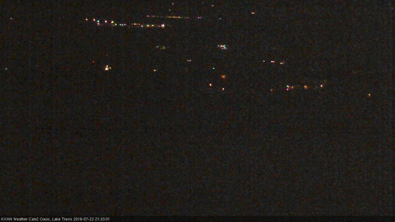 Lake Travis webcam, July 22, 2016 8:40 PM CT