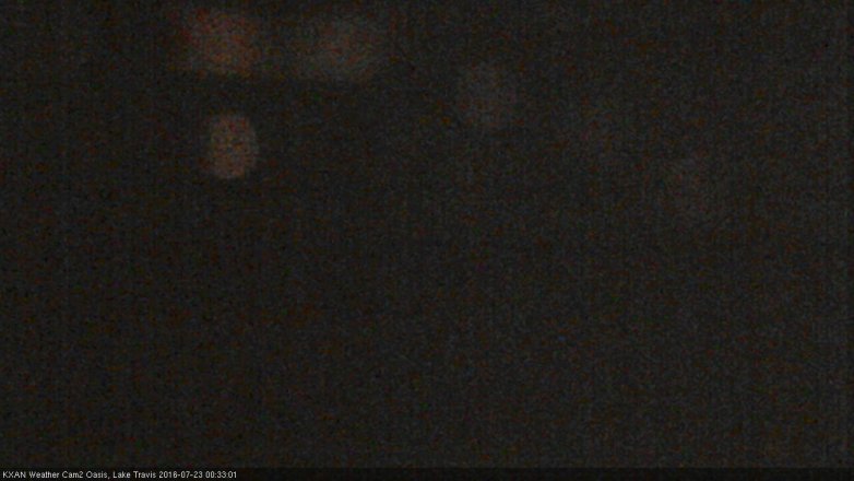 Lake Travis webcam, July 22, 2016 11:50 PM CT