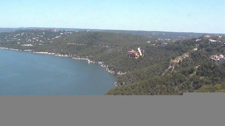 Lake Travis webcam, July 23, 2016 11:40 AM CT