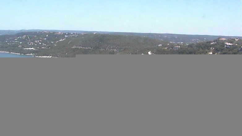 Lake Travis webcam, July 23, 2016 12:25 PM CT