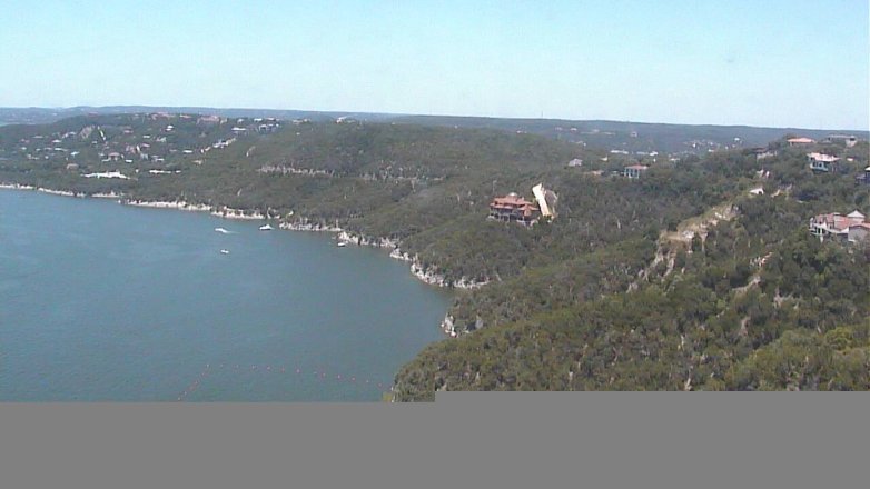 Lake Travis webcam, July 23, 2016 12:50 PM CT