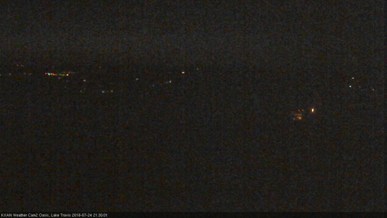 Lake Travis webcam, July 24, 2016 8:35 PM CT