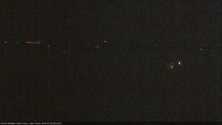Lake Travis webcam, July 24, 2016 12:00 AM CT