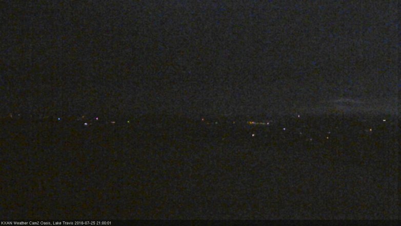Lake Travis webcam, July 25, 2016 8:25 PM CT