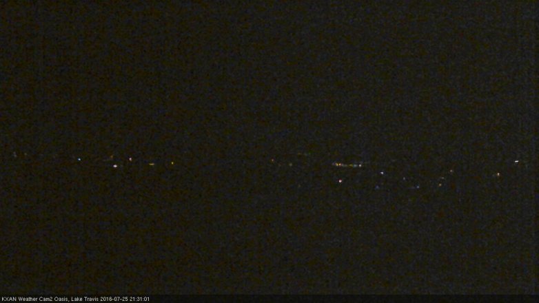 Lake Travis webcam, July 25, 2016 8:55 PM CT