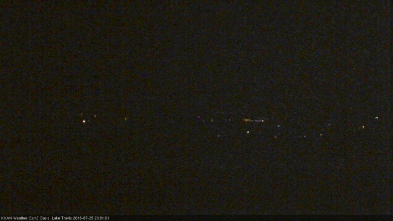 Lake Travis webcam, July 25, 2016 10:10 PM CT