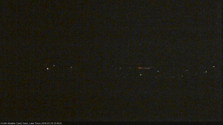 Lake Travis webcam, July 25, 2016 10:35 PM CT