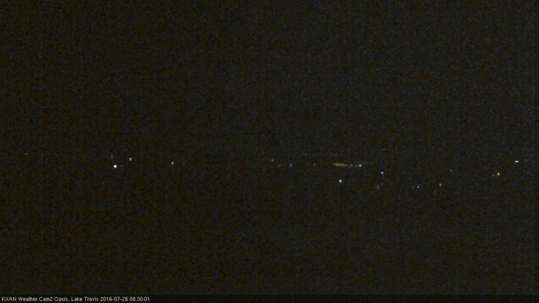 Lake Travis webcam, July 25, 2016 12:00 AM CT