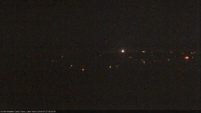 Lake Travis webcam, July 26, 2016 12:00 AM CT
