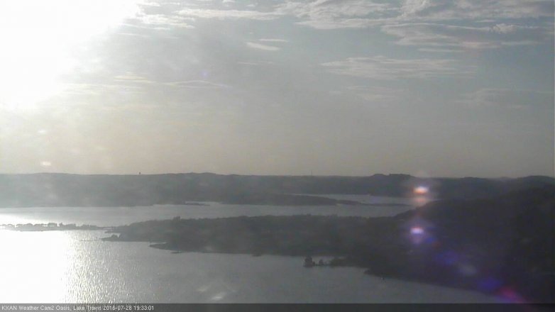 Lake Travis webcam, July 28, 2016 6:55 PM CT