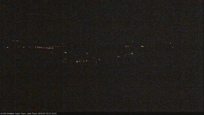 Lake Travis webcam, July 29, 2016 8:55 PM CT