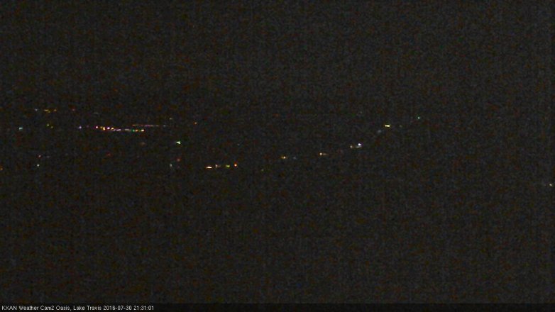 Lake Travis webcam, July 30, 2016 8:40 PM CT