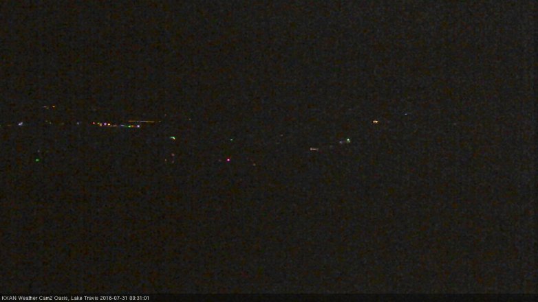 Lake Travis webcam, July 30, 2016 12:00 AM CT