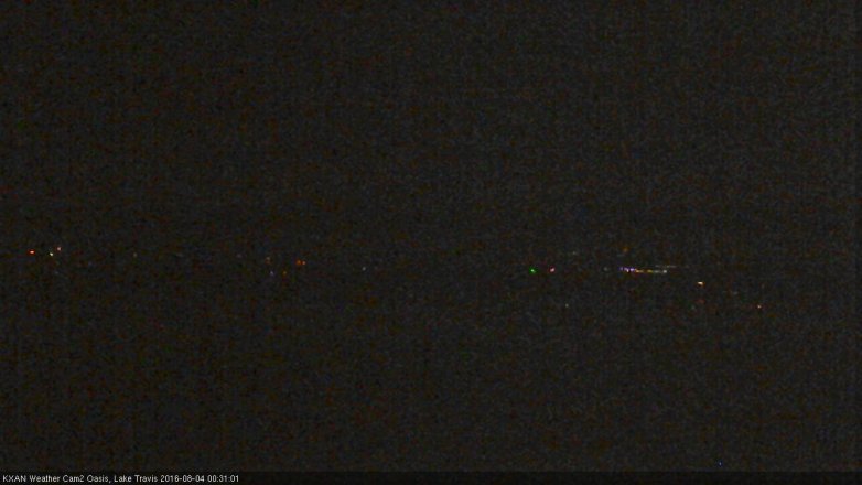 Lake Travis webcam, August 3, 2016 12:00 AM CT