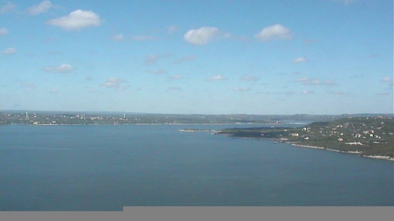 Lake Travis webcam, August 5, 2016 9:40 AM CT