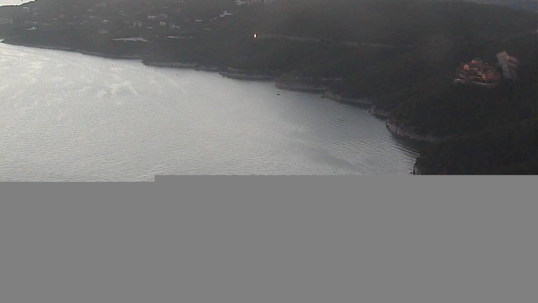 Lake Travis webcam, August 5, 2016 7:35 PM CT