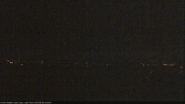 Lake Travis webcam, August 5, 2016 10:55 PM CT