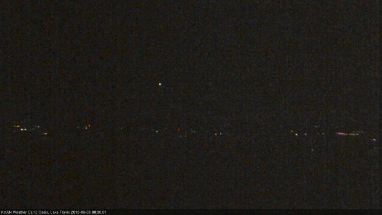 Lake Travis webcam, August 5, 2016 11:35 PM CT