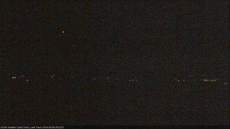 Lake Travis webcam, August 5, 2016 11:55 PM CT