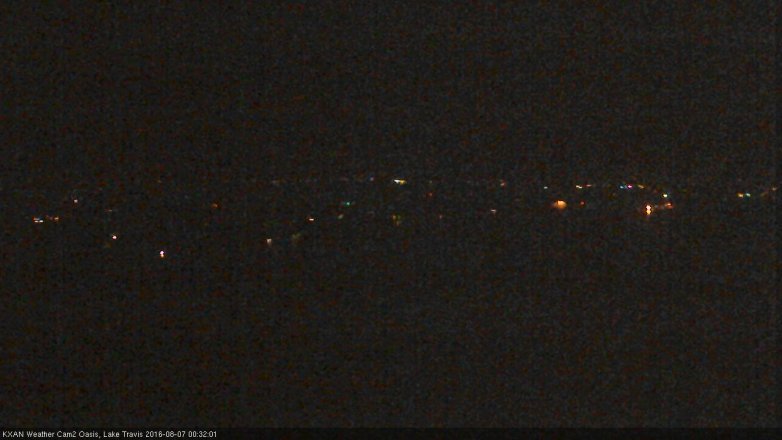 Lake Travis webcam, August 6, 2016 12:00 AM CT