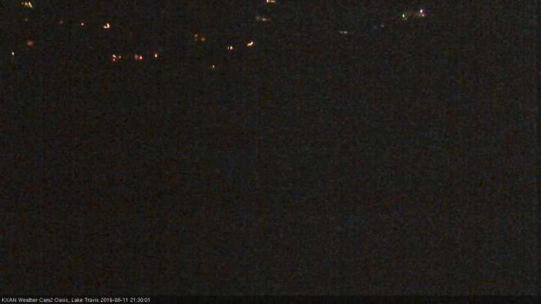 Lake Travis webcam, August 11, 2016 8:50 PM CT