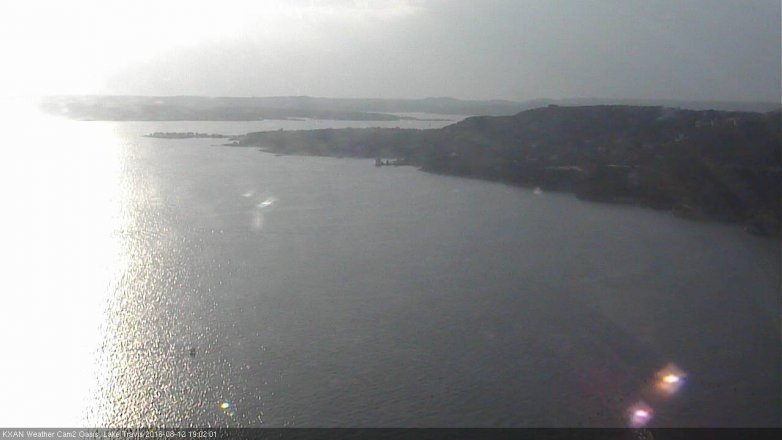 Lake Travis webcam, August 12, 2016 6:25 PM CT