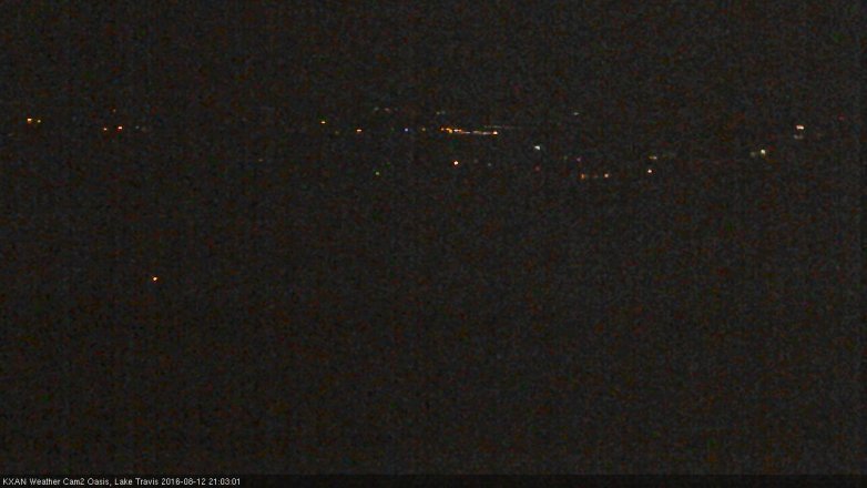 Lake Travis webcam, August 12, 2016 8:10 PM CT