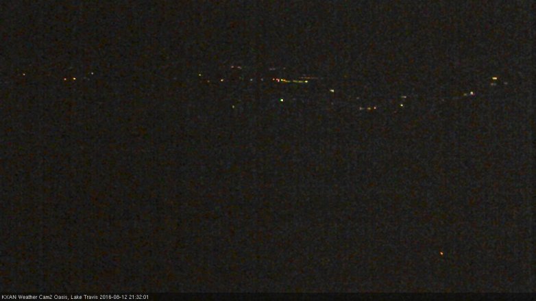 Lake Travis webcam, August 12, 2016 8:55 PM CT
