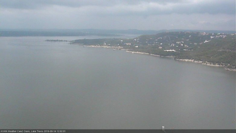 Lake Travis webcam, August 14, 2016 11:10 AM CT