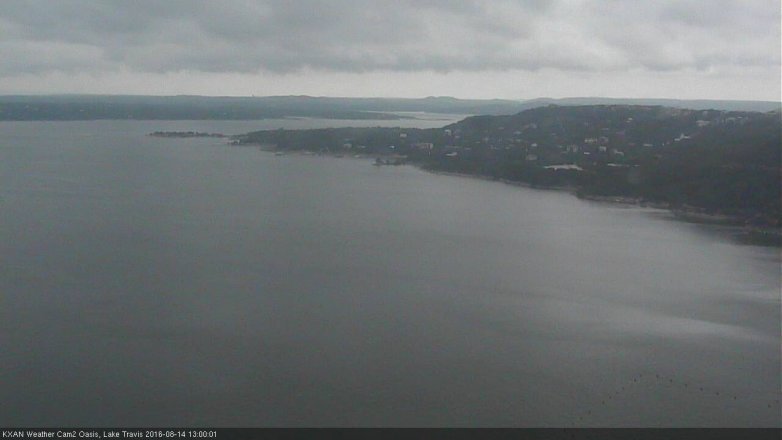 Lake Travis webcam, August 14, 2016 12:20 PM CT
