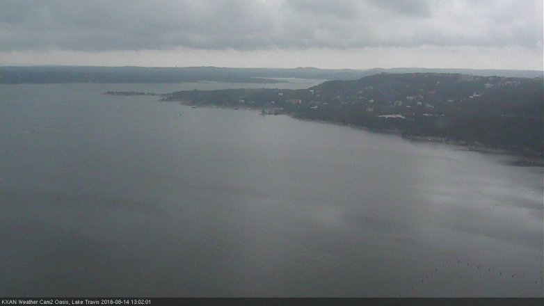 Lake Travis webcam, August 14, 2016 12:30 PM CT